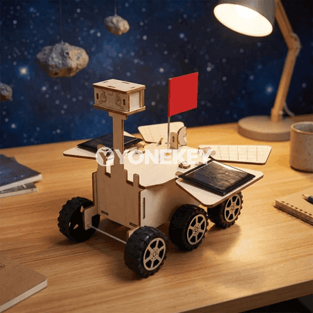 Gün energiýaly Mars gözleg awtoulagy 3D agaç gurluşyk toplumy