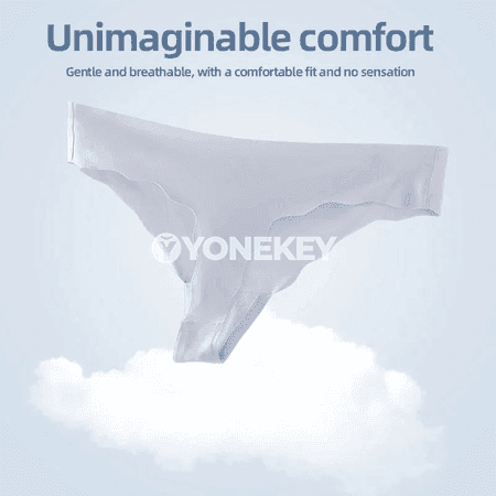 Zenanlar üçin ýokary rahat tikinsiz G-string içki eşik toplumы, 3 sany