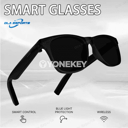 Bluetooth akylly äýnekler — sport we açyk howa üçin aýdym-sazly, jaňly