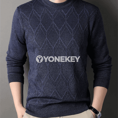 Erkekler üçin ýyly we rahat pullover, güýz-gyş switeri