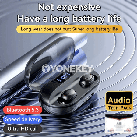 Bluetooth oýun nauşnigi, mikrofonly TWS simsiz kulaklyk