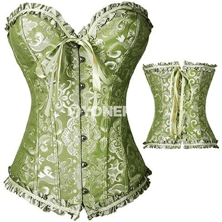 Zenanlar üçin gotik korset, ýokary ölçegli, boýunly, sargyly, şekillendiriji