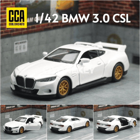 BMW 3.0 CSL 1:42 metal model awtoulag oýunjak