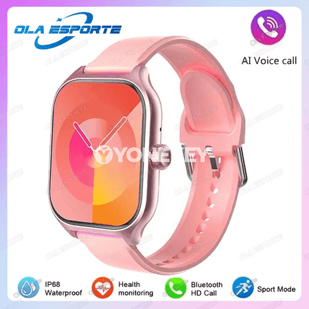 Sport akylly sagat, ýürek urşuny ölçegli, Bluetooth jaňly, suwa çydamly