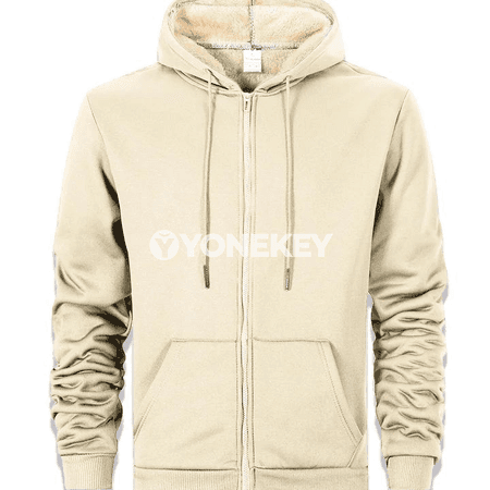 Gyş üçin ýyly fleece erkek zipli kapýuşonli switer