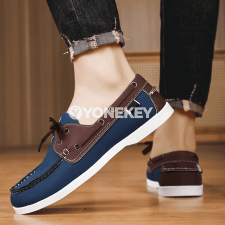 Erkekler üçin ýokary hilli casual loafers, ýelimsiz, amatly köwüş