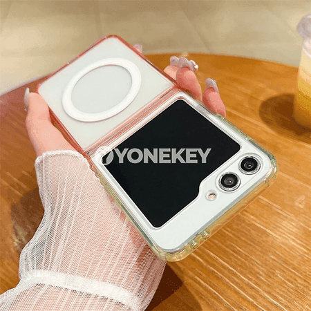 Samsung Galaxy Z Flip üçin magnitli gradient gorag gapak