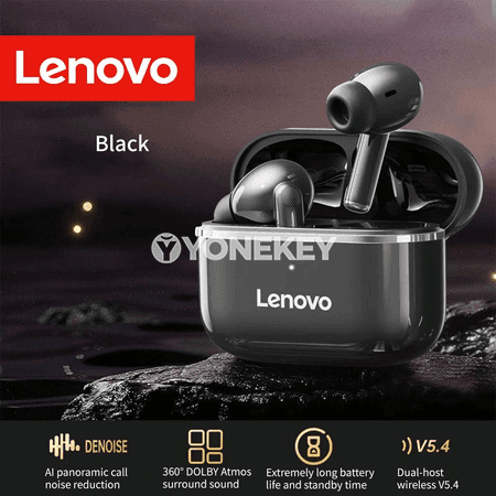 Lenovo XT53 TWS simsiz oýun nauşnikleri, Bluetooth 5.3, basly ses