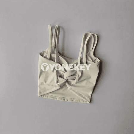 Aýallar üçin sport bra, ýoga we fitnes üçin rahat top
