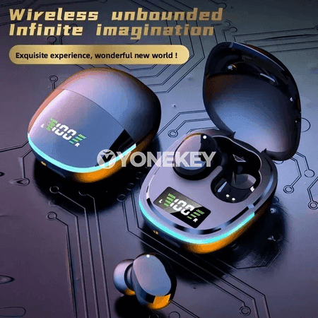 CHUBAN TWS simsiz Bluetooth sport naushnikleri, mikrofonly