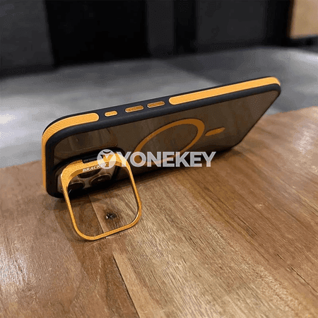 iPhone 11–16 üçin Magsafe magnetli transparent stend gapagy