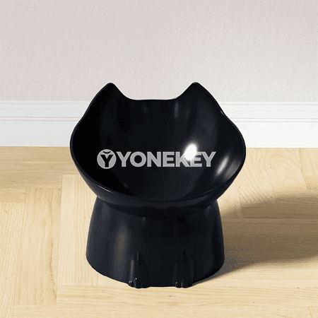 Beýgeltilen pişik jamy, süýşmeýän plastmassa iýmit gapy