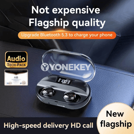 Bluetooth oýun nauşnigi, mikrofonly TWS simsiz kulaklyk