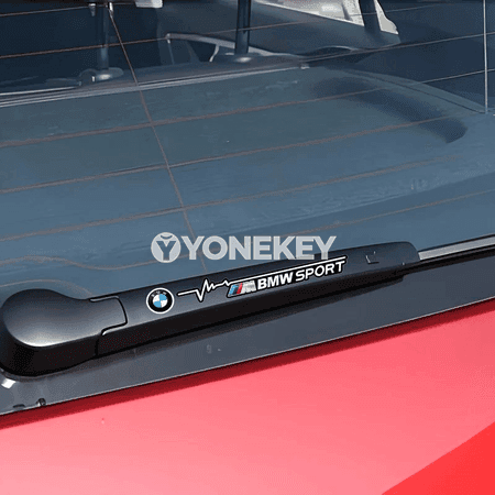 BMW üçin 2 sany awtoulag stikeri, wiper bezeg liýasy