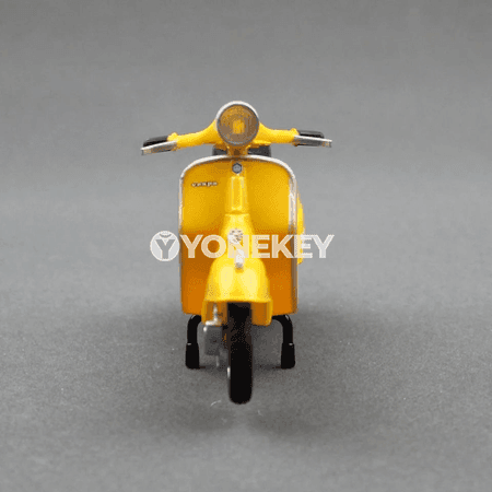 Vespa 200 Rally 1:18 metal model skuter, çagalar üçin