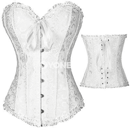 Zenanlar üçin gotik korset, ýokary ölçegli, boýunly, sargyly, şekillendiriji