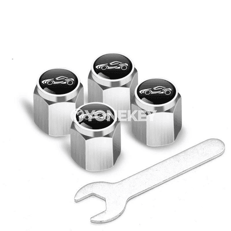 Toyota üçin teker ventil başjygy, alýumin, 4 sany