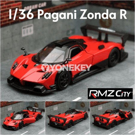Pagani Zonda R Evolution 1:36 metal sport awtoulag modeli