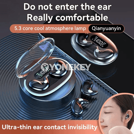 TWS simsiz Bluetooth gulak içi naushnikler, LED ekranly, mikrofonly