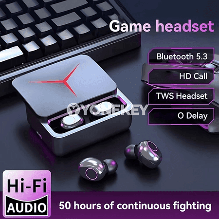 Simsiz Bluetooth sport nauşnigi, sensor dolandyryşly, LED ekranly