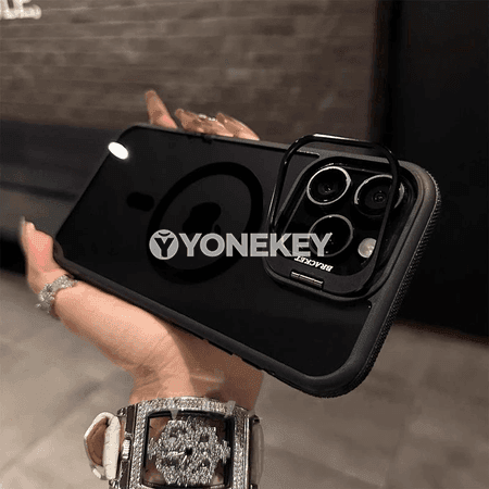 iPhone 11–16 üçin Magsafe magnetli transparent stend gapagy