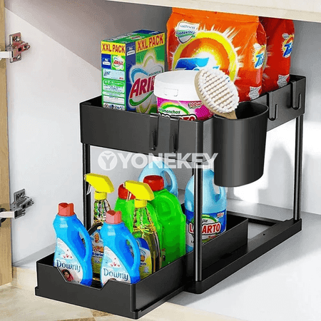 Iki gatly sink aşagyndaky ammar sebedi, sanitar otag guramaçysy