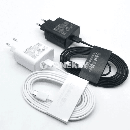 Samsung 45W çalt zarýad beriji adapter, 1.8 m Type-C kabel bilen