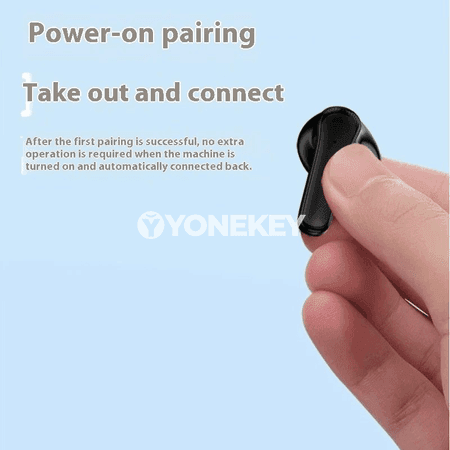 JS59 simsiz Bluetooth gulaklyklar, mikrofonly, HiFi, sport üçin
