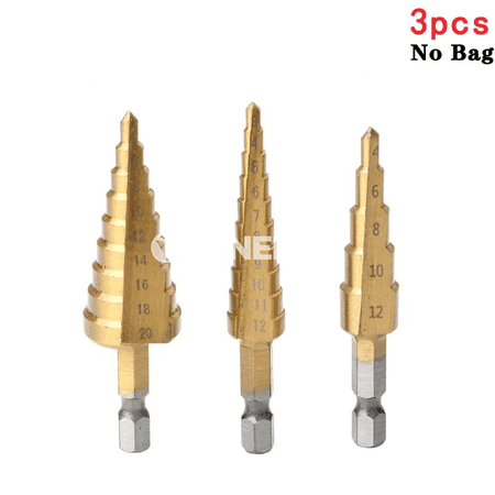 HSS spiral basgançakly buraw toplumy, 3 bölek, metal we agaç üçin