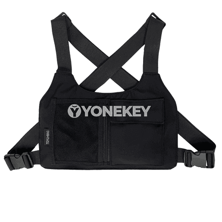 Erkekler üçin köp bölümleri bolan taktiki chest bag, nylon sumka