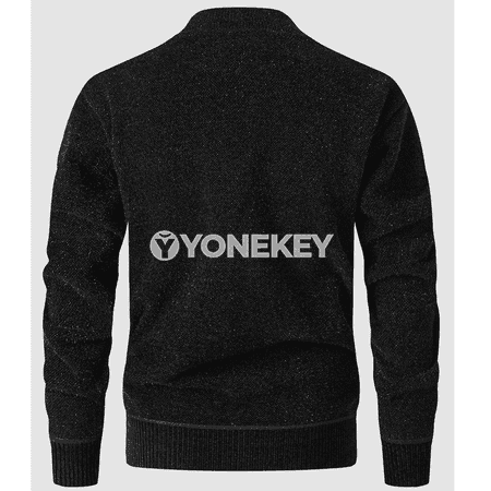 Erkekler üçin ýyly fleýsli turtleneck switer
