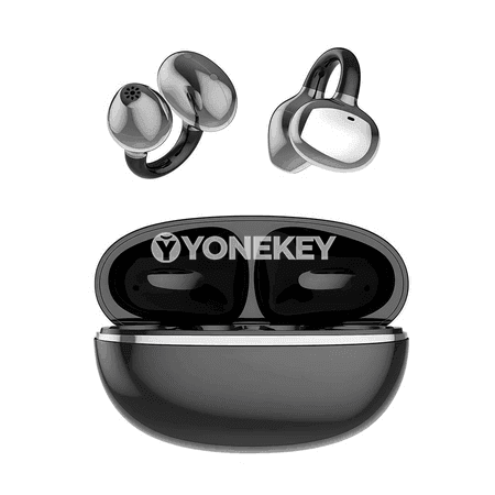 DM08 Bluetooth gulaklyklary, sport we aýdym-saz üçin simsiz klipli