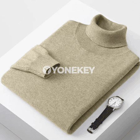 Erkekler üçin güýz-gyş boýunly ýyly örme switer