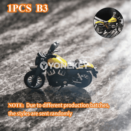 Mini motosikl modeli, çagalar üçin metal kolleksiýa oýnajygy, sowgat