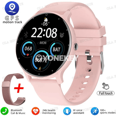 Erkekler we zenanlar üçin Bluetooth jaňly akylly sagat, sport görnüşli