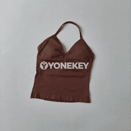 Aýallar üçin uzyn sport topy, içi bra, arka açyk, ýoga we fitnes üçin