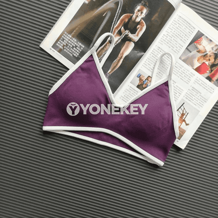 Aýallar üçin tikinsiz sport bra — dem alýan, ýassygy bar