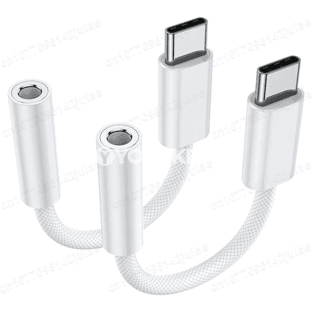 USB-C — 3.5 mm audio adapter, naushnik üçin, 1-2 paket