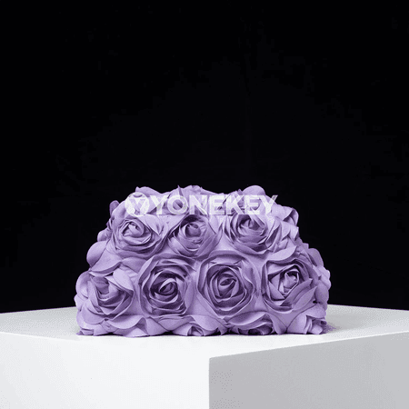 Aýal-gyzlar üçin gül görnüşli clutch sumkasy