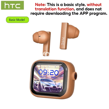 HTC NE40 AI Bluetooth simsiz nauşnikler, LED ekran, ses tygşytly