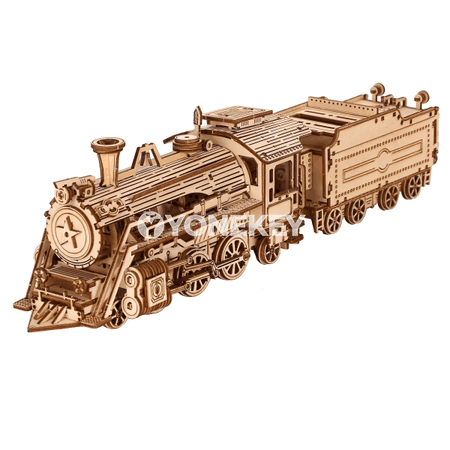 Ýagly agaçdan 3D ylmy ýygnalýan model oýnawaçlar