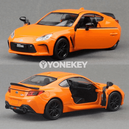 Toyota GR86 1:28 metal sport awtoulag modeli, sesli-çyraly