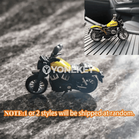 Mini motosikl modeli, çagalar üçin metal kolleksiýa oýnajygy, sowgat