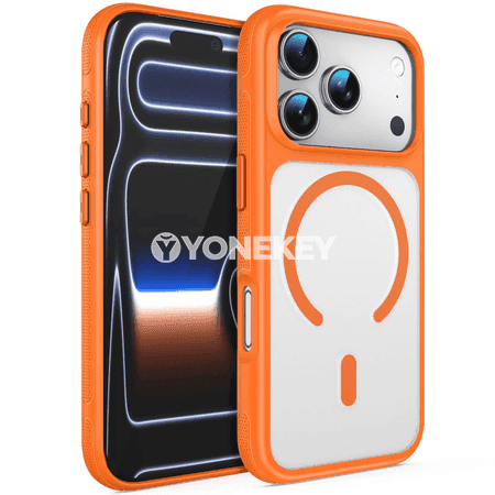 iPhone 12-17 üçin MagSafe magnitli premium telefon gapagy