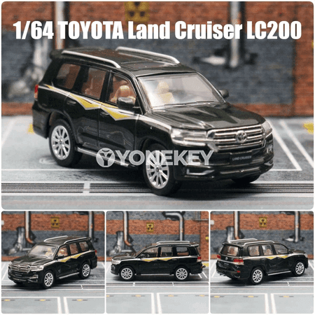 Toyota Land Cruiser LC200 1:64 metal model awtoulag — premium SUV