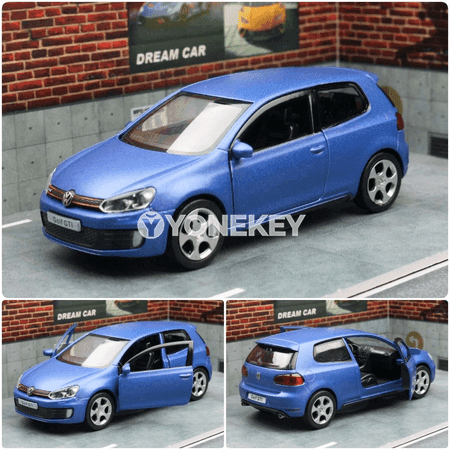 Volkswagen Golf GTI 1:36 metal model awtoulag, açylýan gapylar