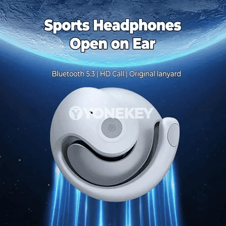 OWS simsiz Bluetooth 5.3 gulaklyklar, ýokary ses hili, zarýad gutusy bilen