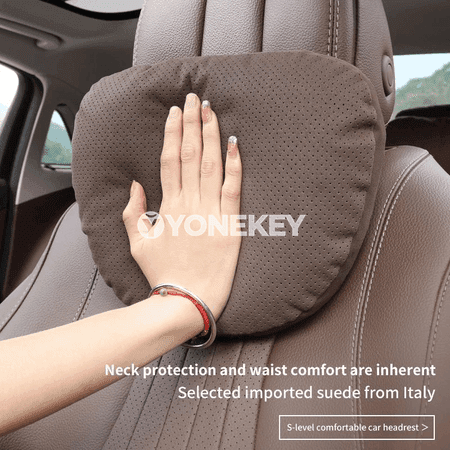BMW üçin ýumşak boýun daňyjy ýassyk – headrest we lombar goldawy