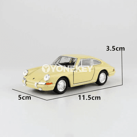 Porsche 911 1:36 metal awtoulag modeli, çekilýän, çagalar üçin
