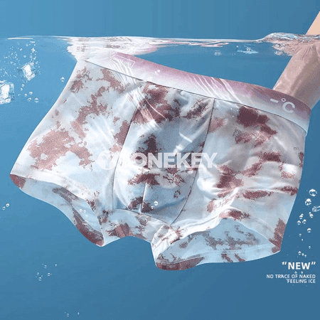 Erkekler üçin ýeňil, dem alýan boxer içki geýim, L-6XL